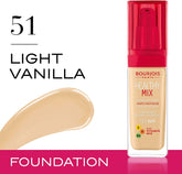 Bourjois Healthy Mix Anti-Fatigue Foundation (51 Light Vanilla) on ZYNAH Egypt